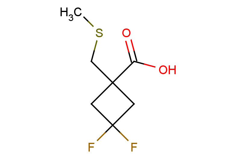 3,3-difluoro-1-[(methylsulfanyl)methyl]cyclobutane-1-carboxylic acid