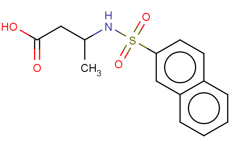 3-(naphthalene-2-sulfonamido)butanoic acid