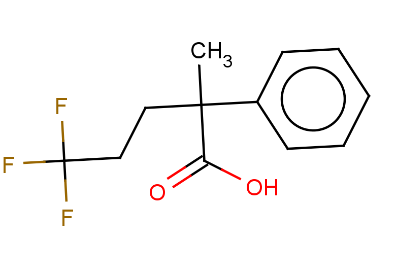 5,5,5-trifluoro-2-methyl-2-phenylpentanoic acid