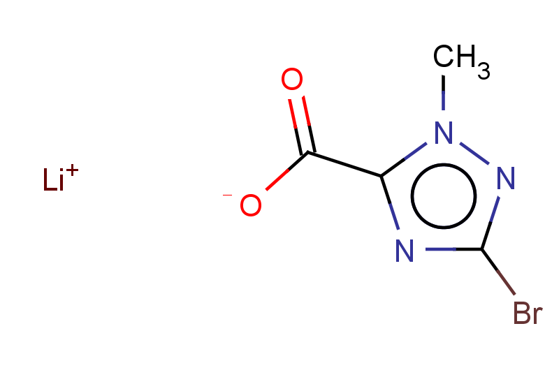 lithium(1+) 3-bromo-1-methyl-1H-1,2,4-triazole-5-carboxylate