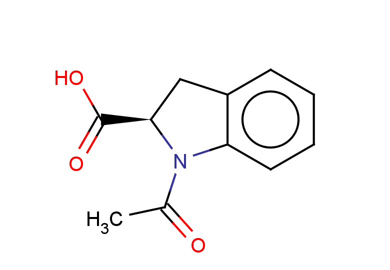 (2R)-1-acetyl-2,3-dihydro-1H-indole-2-carboxylic acid