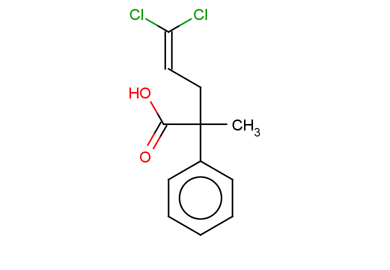 5,5-dichloro-2-methyl-2-phenylpent-4-enoic acid