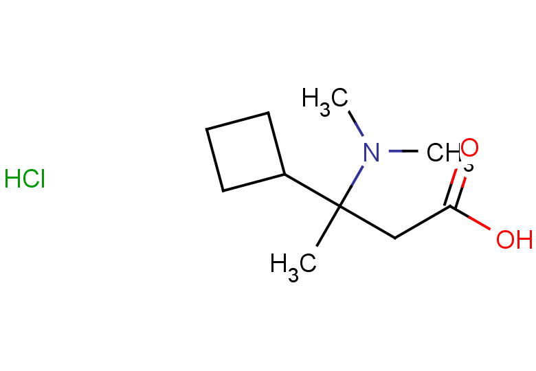 3-cyclobutyl-3-(dimethylamino)butanoic acid hydrochloride