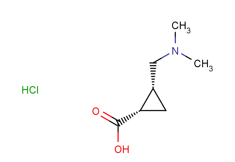rac-(1R,2S)-2-[(dimethylamino)methyl]cyclopropane-1-carboxylic acid hydrochloride, cis