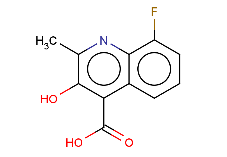 8-fluoro-3-hydroxy-2-methylquinoline-4-carboxylic acid