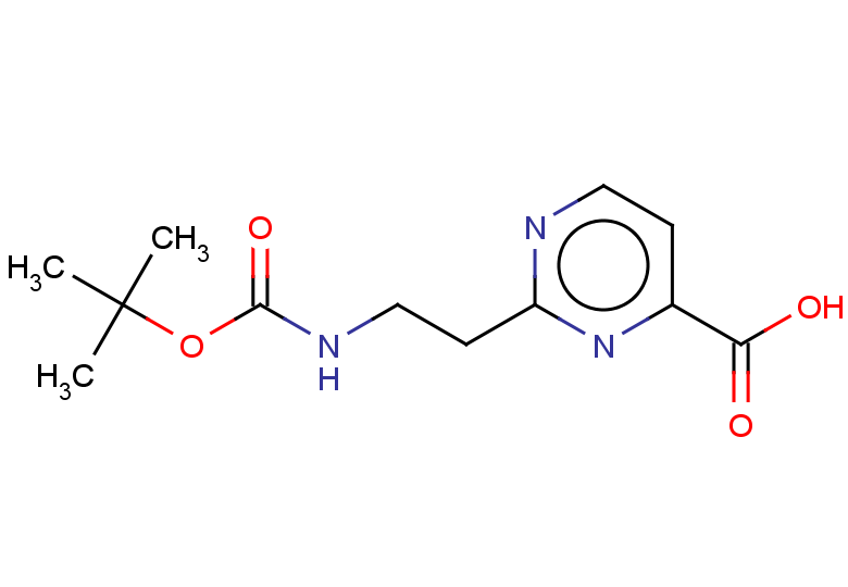 2-(2-{[(tert-butoxy)carbonyl]amino}ethyl)pyrimidine-4-carboxylic acid