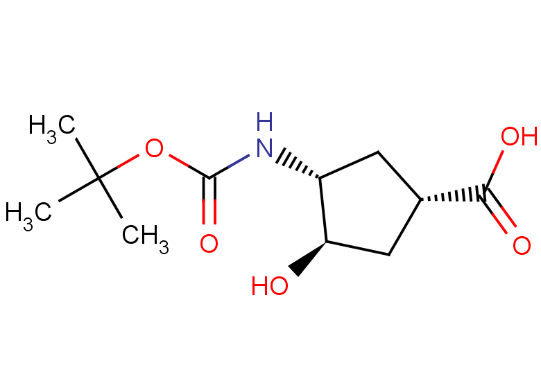 rac-(1R,3S,4S)-3-{[(tert-butoxy)carbonyl]amino}-4-hydroxycyclopentane-1-carboxylic acid