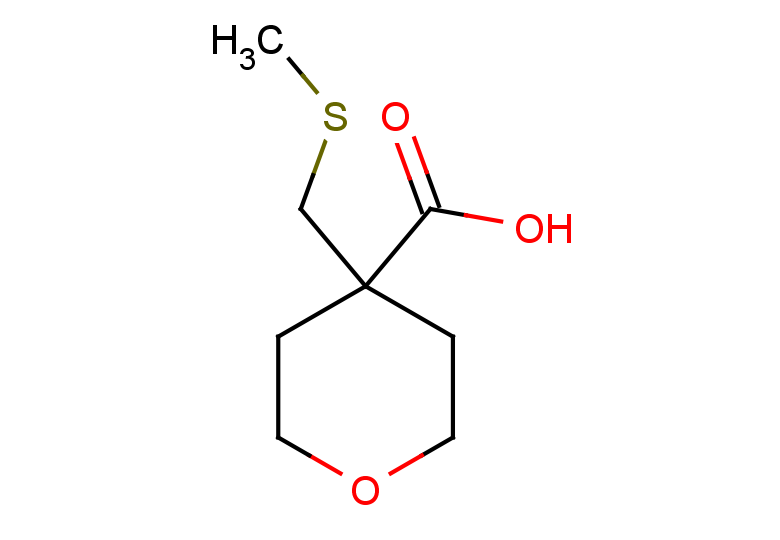 4-[(methylsulfanyl)methyl]oxane-4-carboxylic acid