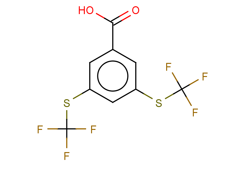 3,5-bis[(trifluoromethyl)sulfanyl]benzoic acid