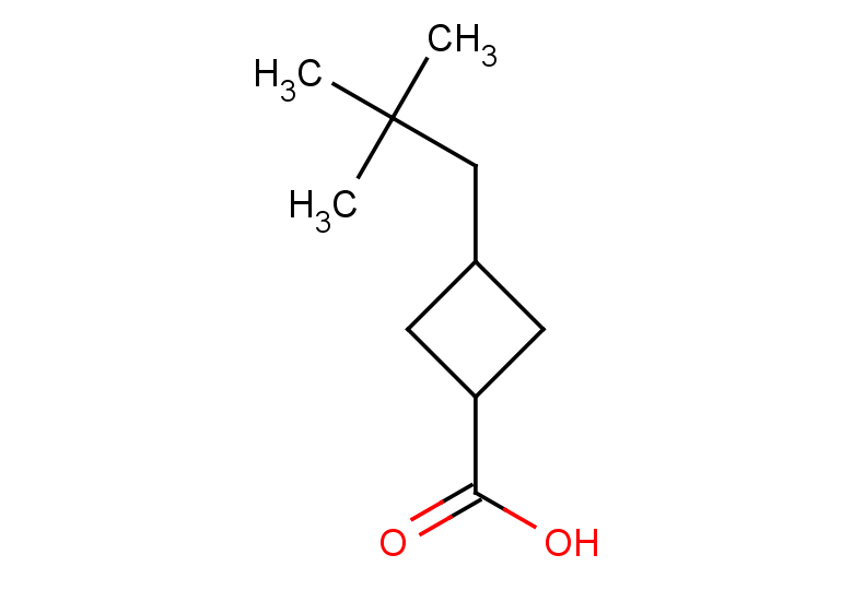 3-(2,2-dimethylpropyl)cyclobutane-1-carboxylic acid, Mixture of diastereomers