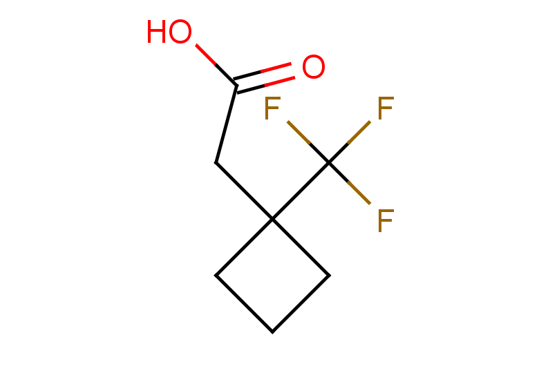 2-[1-(trifluoromethyl)cyclobutyl]acetic acid