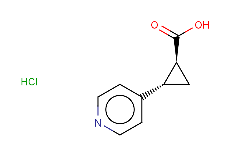 (1S,2S)-2-(pyridin-4-yl)cyclopropane-1-carboxylic acid hydrochloride
