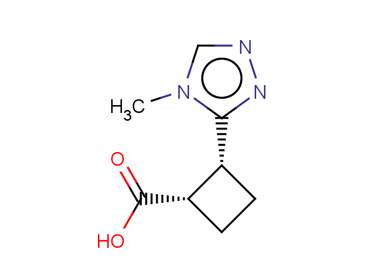 rac-(1R,2S)-2-(4-methyl-4H-1,2,4-triazol-3-yl)cyclobutane-1-carboxylic acid, cis