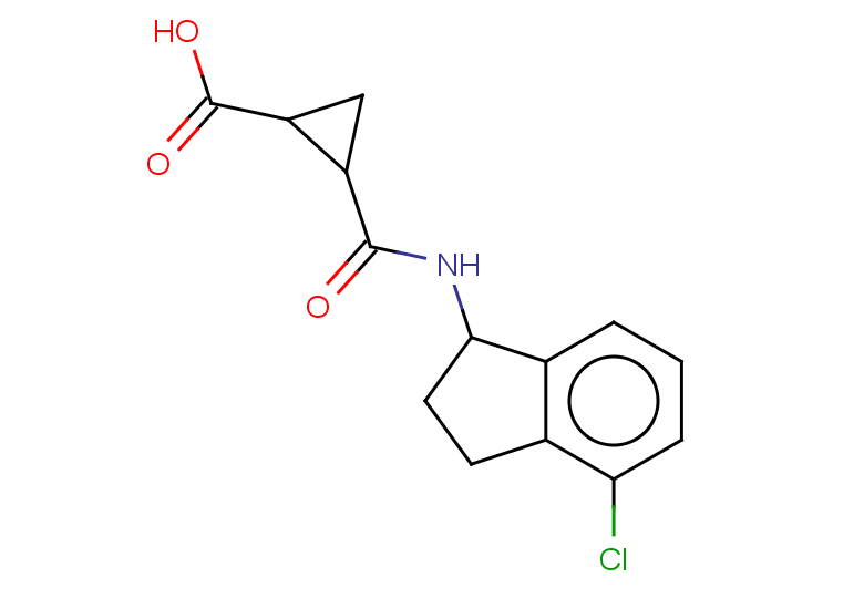 2-[(4-chloro-2,3-dihydro-1H-inden-1-yl)carbamoyl]cyclopropane-1-carboxylic acid, Mixture of diastereomers