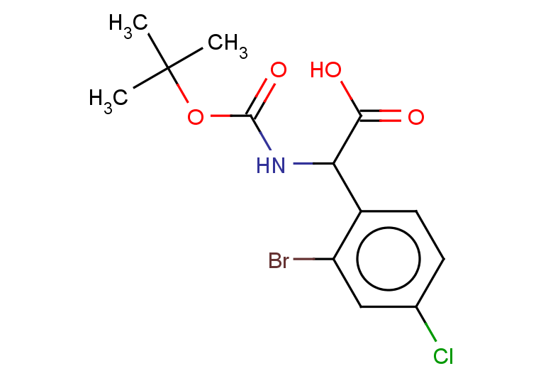 2-(2-bromo-4-chlorophenyl)-2-{[(tert-butoxy)carbonyl]amino}acetic acid