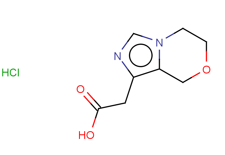 2-{5H,6H,8H-imidazo[4,3-c][1,4]oxazin-1-yl}acetic acid hydrochloride