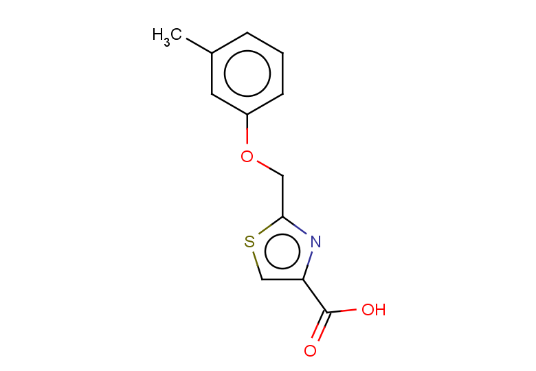 2-[(3-methylphenoxy)methyl]-1,3-thiazole-4-carboxylic acid