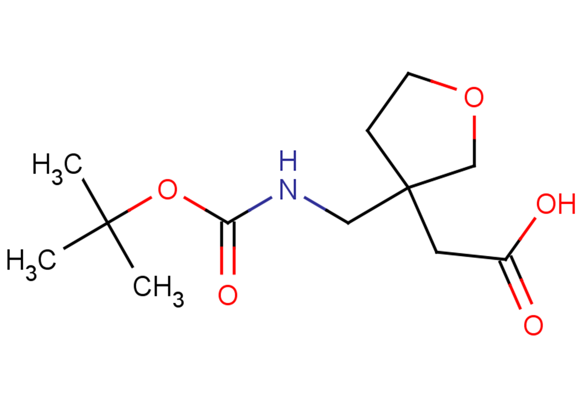 2-[3-({[(tert-butoxy)carbonyl]amino}methyl)oxolan-3-yl]acetic acid