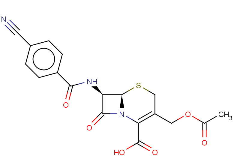 (6R,7R)-3-[(acetyloxy)methyl]-7-(4-cyanobenzamido)-8-oxo-5-thia-1-azabicyclo[4.2.0]oct-2-ene-2-carboxylic acid