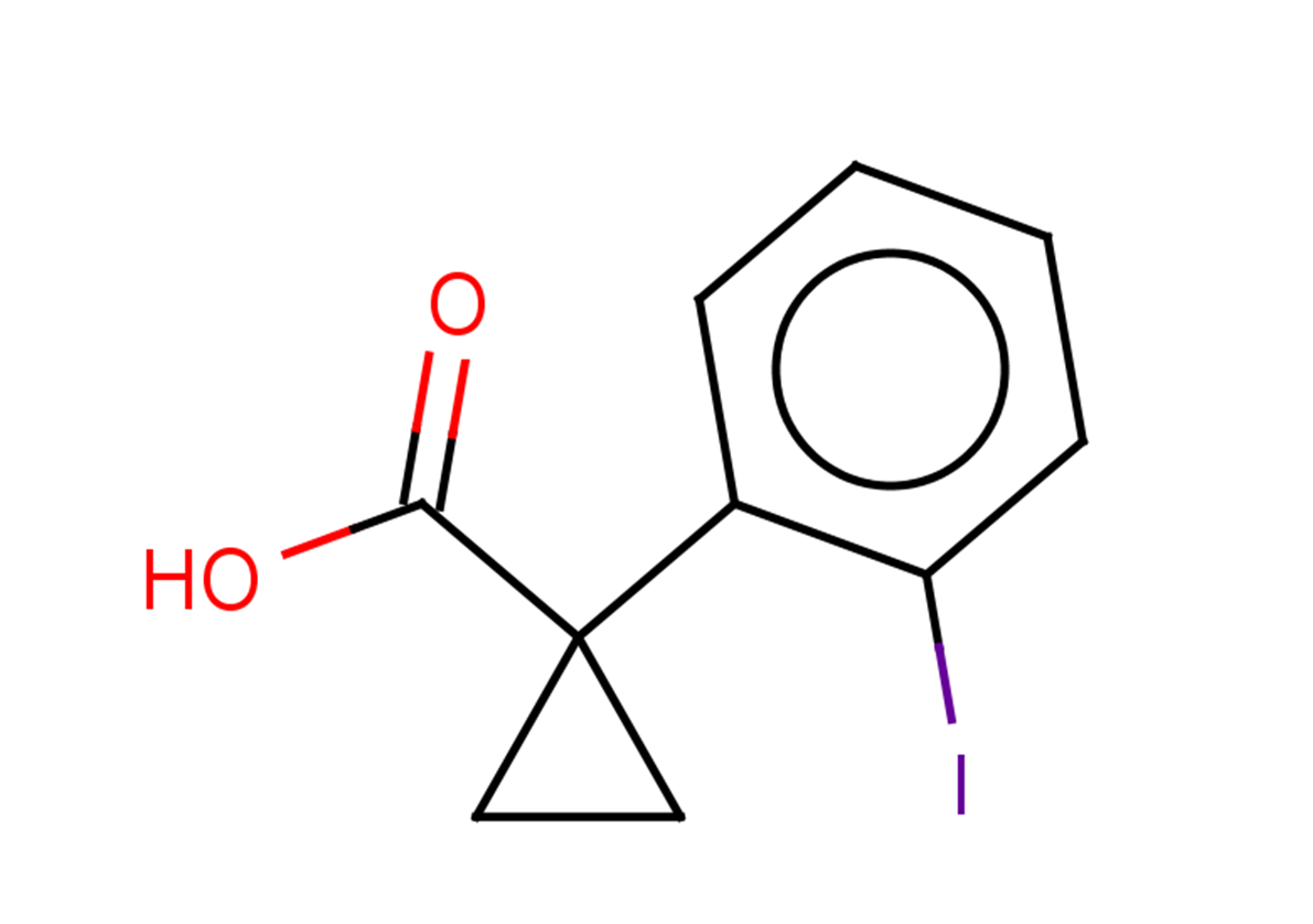 1-(2-iodophenyl)cyclopropane-1-carboxylic acid