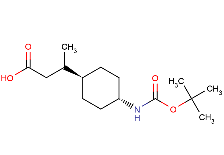 3-[(1r,4r)-4-{[(tert-butoxy)carbonyl]amino}cyclohexyl]butanoic acid, trans
