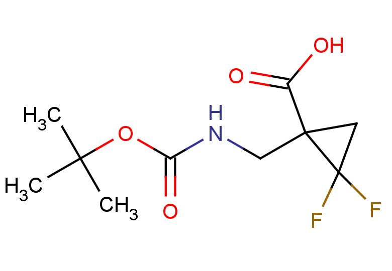 1-({[(tert-butoxy)carbonyl]amino}methyl)-2,2-difluorocyclopropane-1-carboxylic acid