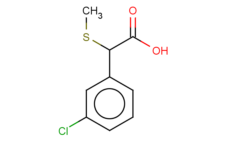 2-(3-chlorophenyl)-2-(methylsulfanyl)acetic acid