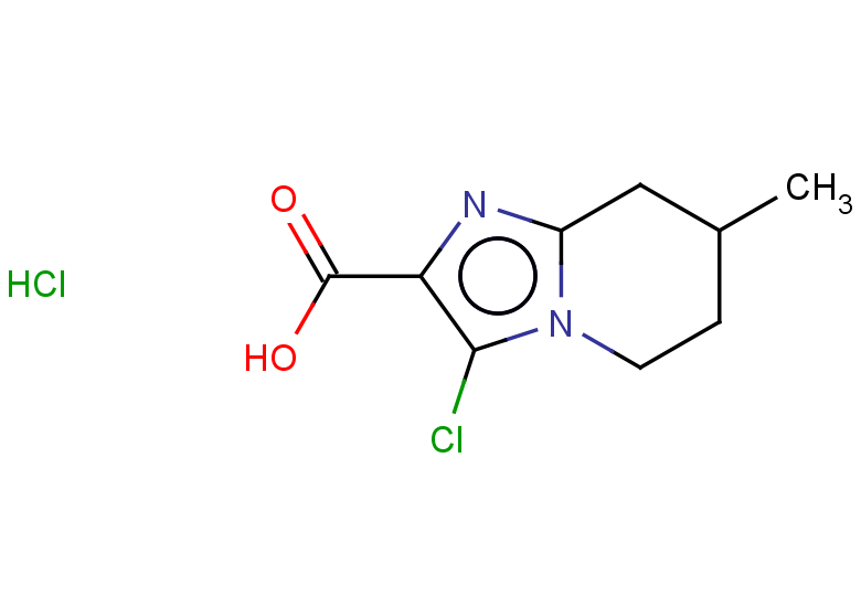 3-chloro-7-methyl-5H,6H,7H,8H-imidazo[1,2-a]pyridine-2-carboxylic acid hydrochloride