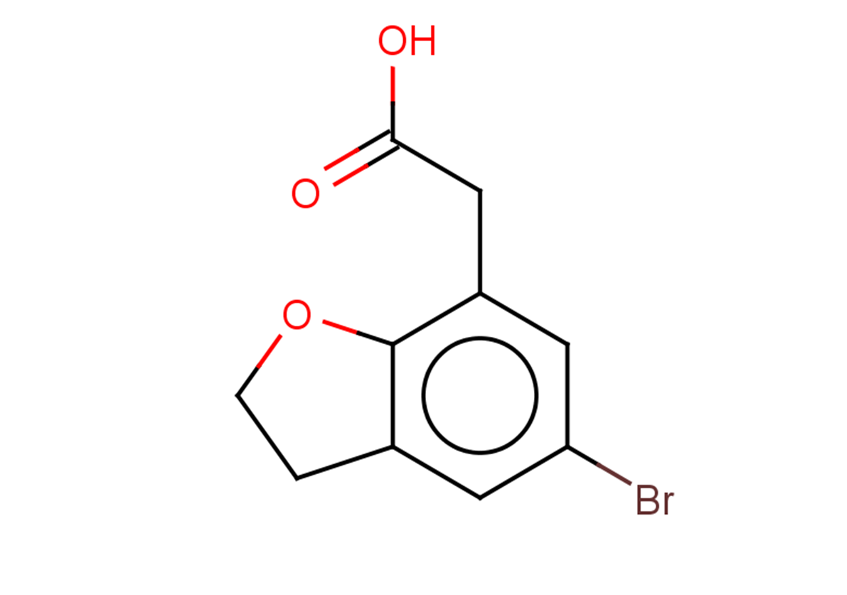 2-(5-bromo-2,3-dihydro-1-benzofuran-7-yl)acetic acid