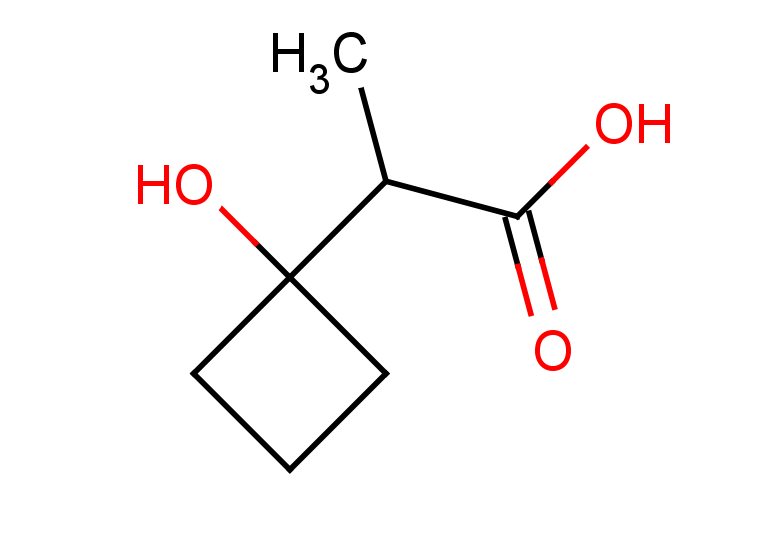 2-(1-hydroxycyclobutyl)propanoic acid