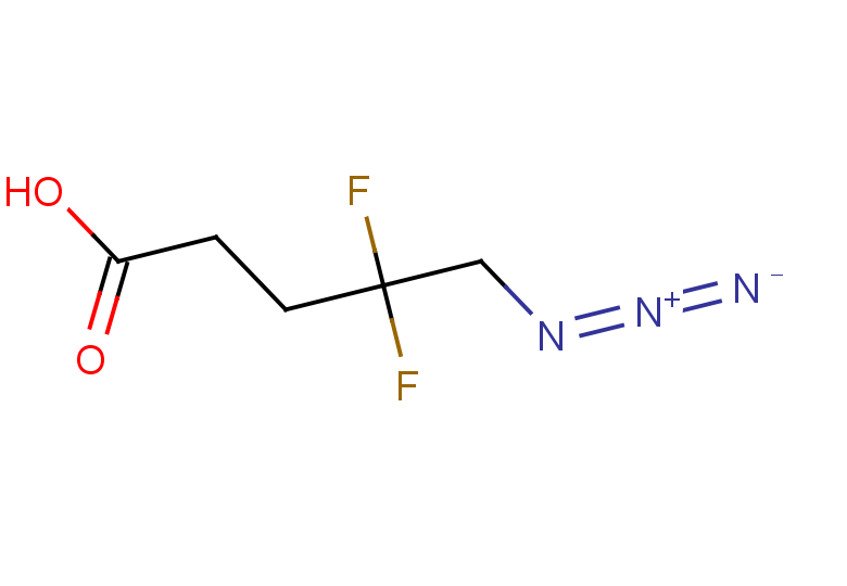 5-azido-4,4-difluoropentanoic acid