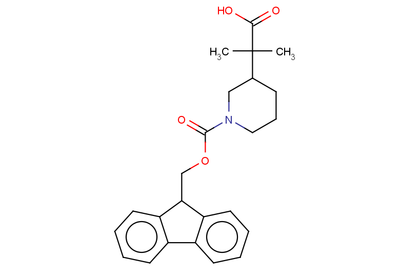 2-(1-{[(9H-fluoren-9-yl)methoxy]carbonyl}piperidin-3-yl)-2-methylpropanoic acid