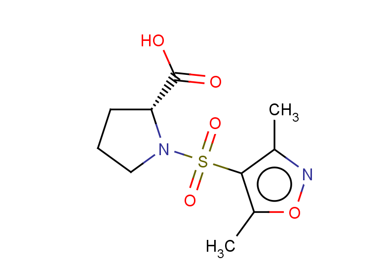rel-(2R)-1-[(3,5-dimethyl-1,2-oxazol-4-yl)sulfonyl]pyrrolidine-2-carboxylic acid
