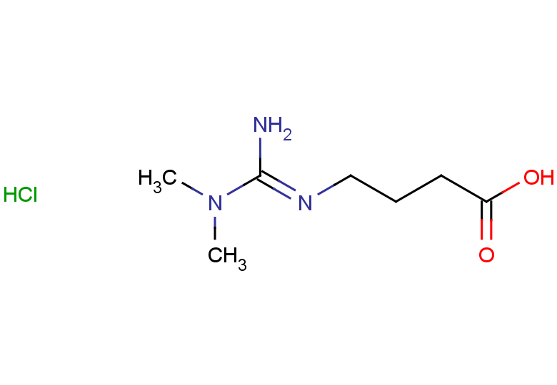 4-[(E)-[amino(dimethylamino)methylidene]amino]butanoic acid hydrochloride