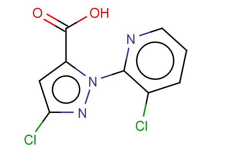 3-chloro-1-(3-chloropyridin-2-yl)-1H-pyrazole-5-carboxylic acid