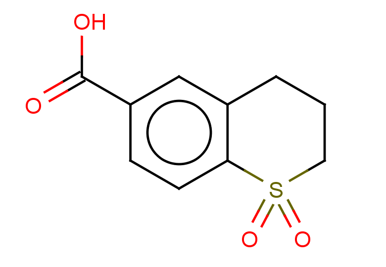 1,1-dioxo-3,4-dihydro-2H-1lambda6-benzothiopyran-6-carboxylic acid