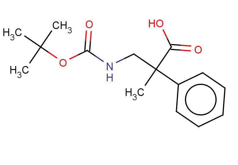 3-([(tert-butoxy)carbonyl]amino)-2-methyl-2-phenylpropanoic acid