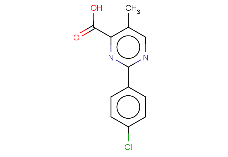 2-(4-chlorophenyl)-5-methylpyrimidine-4-carboxylic acid