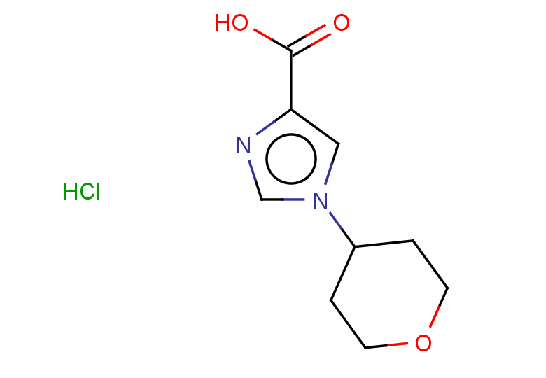 1-(oxan-4-yl)-1H-imidazole-4-carboxylic acid hydrochloride