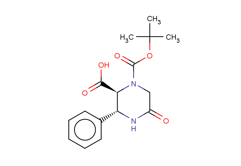 rac-(2R,3S)-1-[(tert-butoxy)carbonyl]-5-oxo-3-phenylpiperazine-2-carboxylic acid, trans