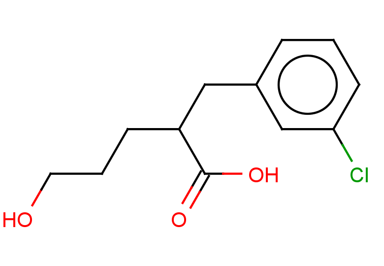2-[(3-CHLOROPHENYL)METHYL]-5-HYDROXYPENTANOIC ACID