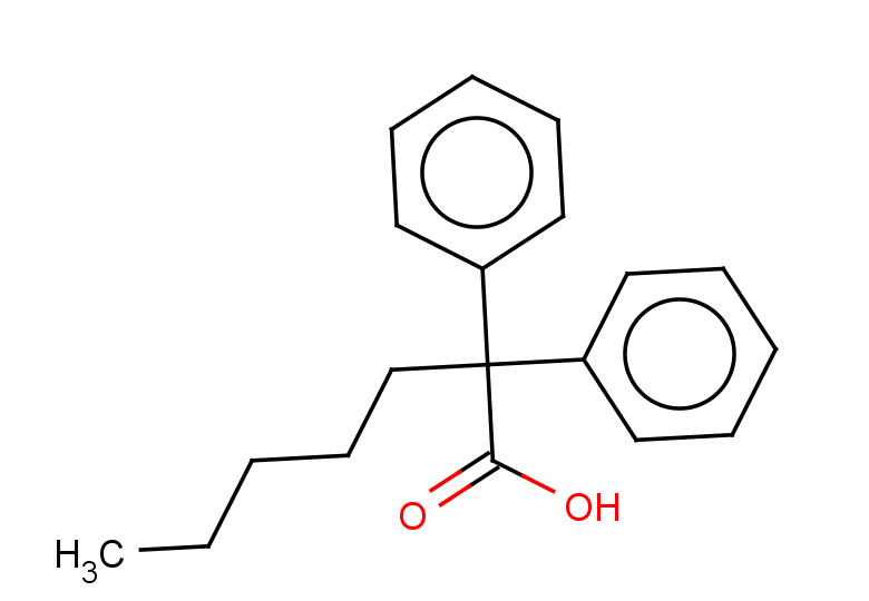 2,2-diphenylheptanoic acid