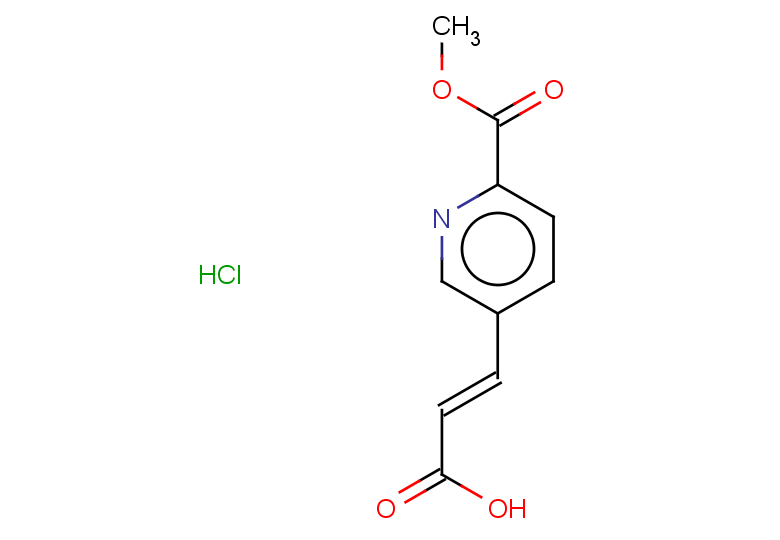 (2E)-3-[6-(methoxycarbonyl)pyridin-3-yl]prop-2-enoic acid hydrochloride