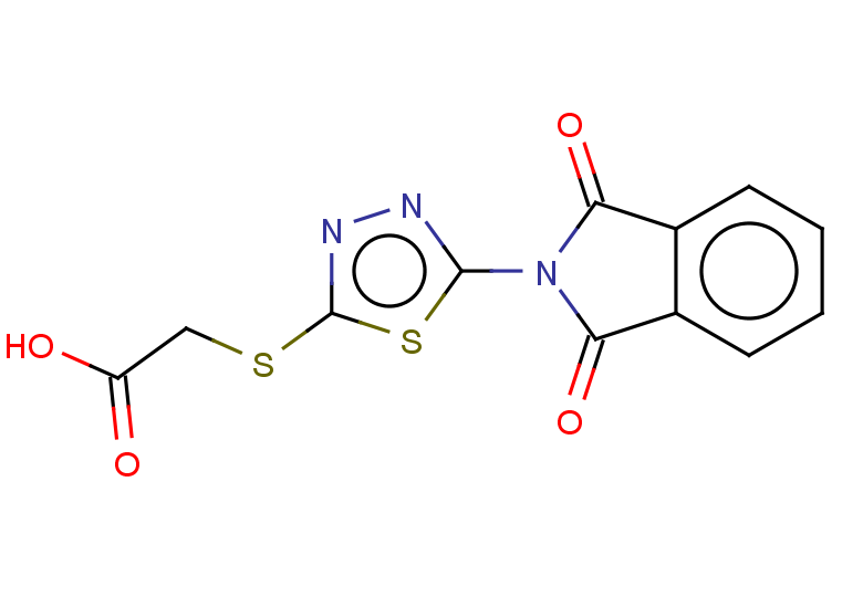 2-{[5-(1,3-dioxo-2,3-dihydro-1H-isoindol-2-yl)-1,3,4-thiadiazol-2-yl]sulfanyl}acetic acid