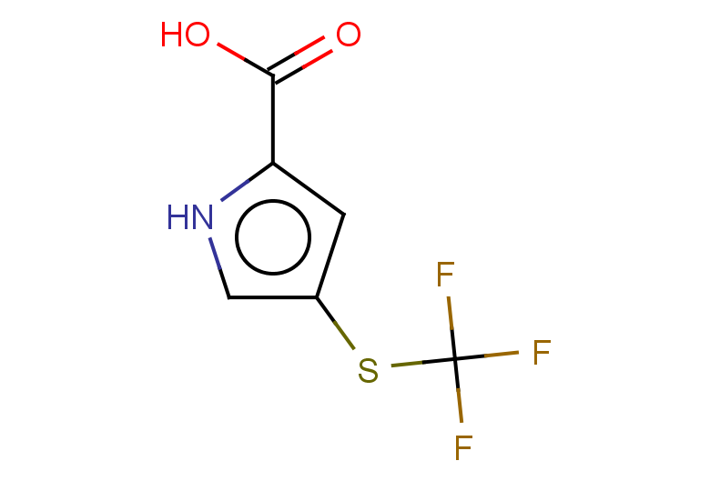 4-[(trifluoromethyl)sulfanyl]-1H-pyrrole-2-carboxylic acid