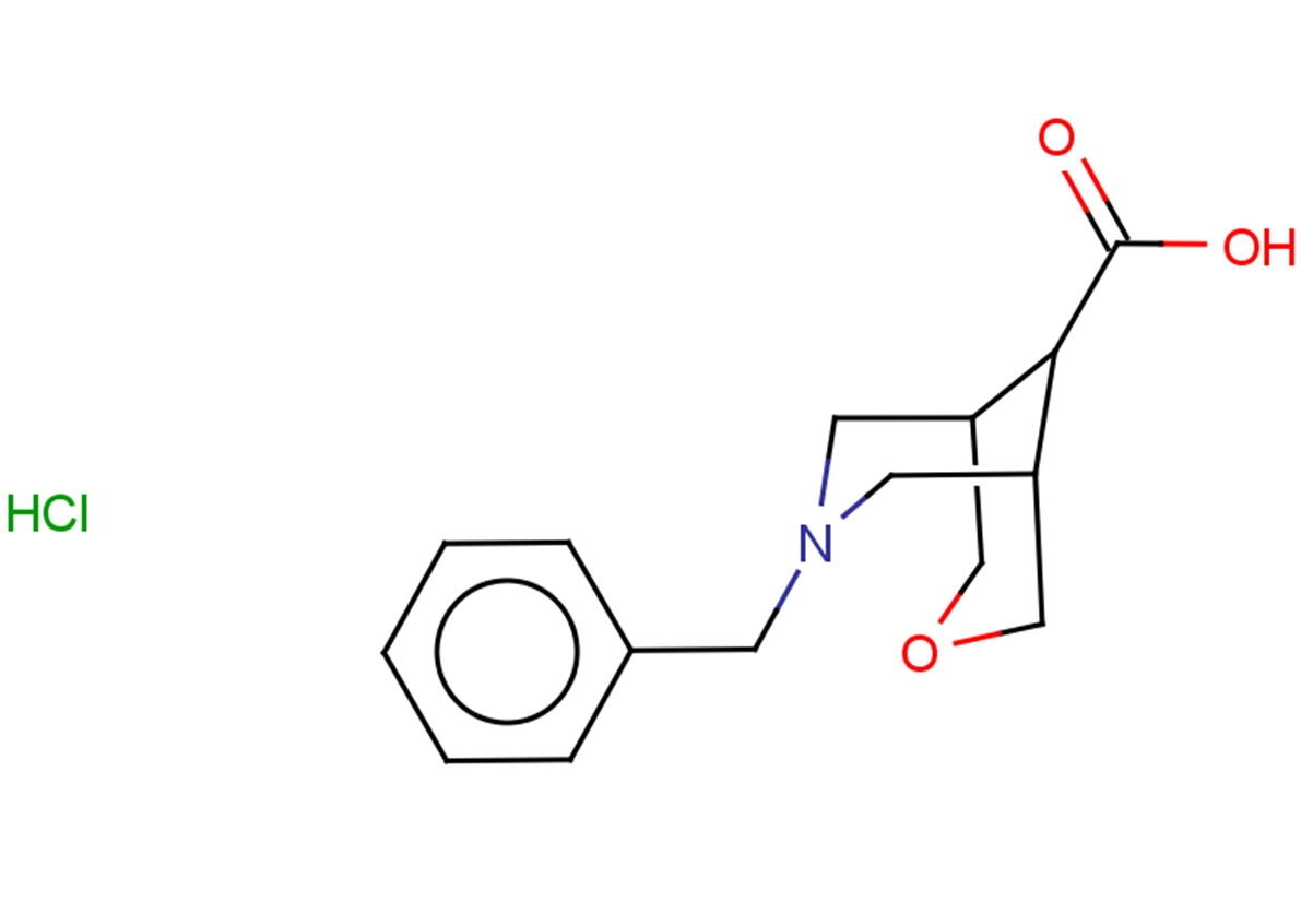 7-benzyl-3-oxa-7-azabicyclo[3.3.1]nonane-9-carboxylic acid hydrochloride