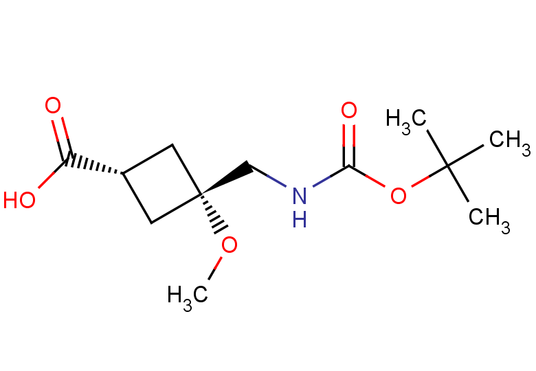 (1s,3s)-3-({[(tert-butoxy)carbonyl]amino}methyl)-3-methoxycyclobutane-1-carboxylic acid