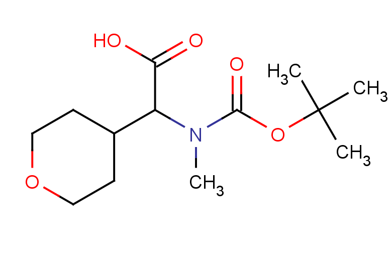 2-{[(tert-butoxy)carbonyl](methyl)amino}-2-(oxan-4-yl)acetic acid