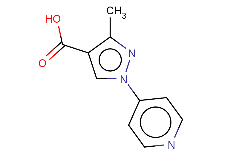 3-methyl-1-(pyridin-4-yl)-1H-pyrazole-4-carboxylic acid