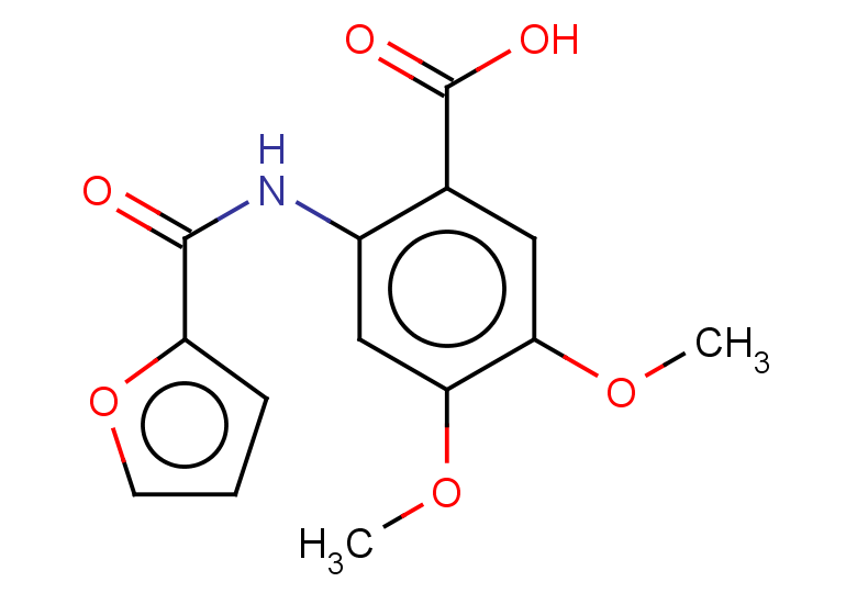 2-(furan-2-amido)-4,5-dimethoxybenzoic acid